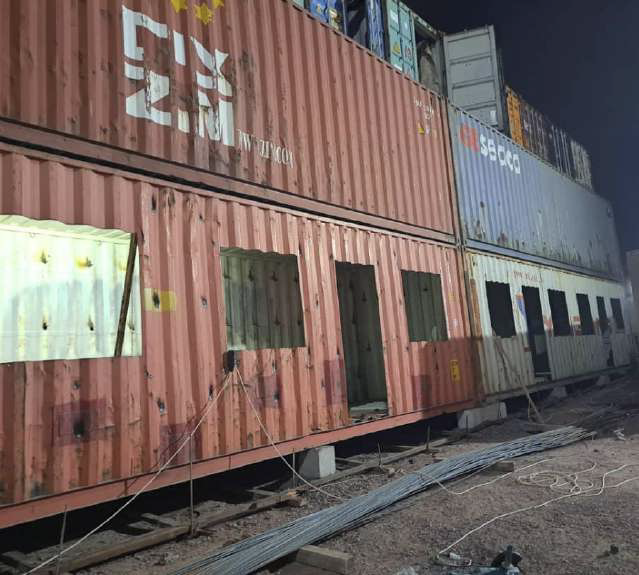 250-Container Office Conversion — MILVEST